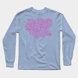 Pink Graffiti Long Sleeve T-Shirt